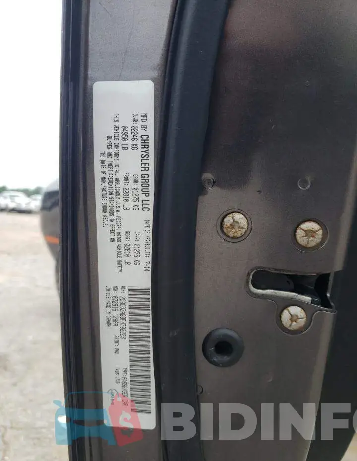 2C3CDZAG8FH702223 Photo# 13