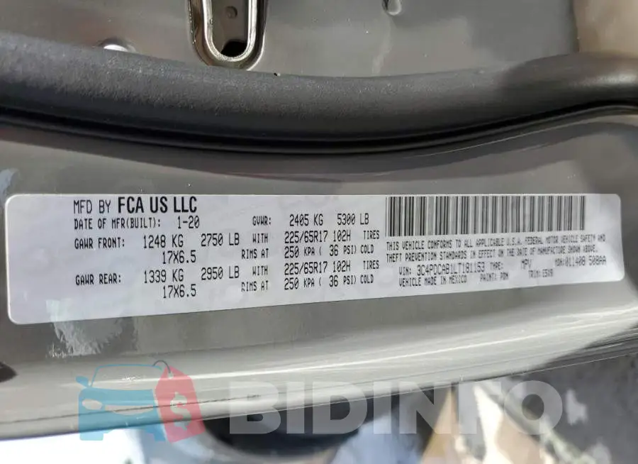 3C4PDCAB1LT181153 Photo# 13