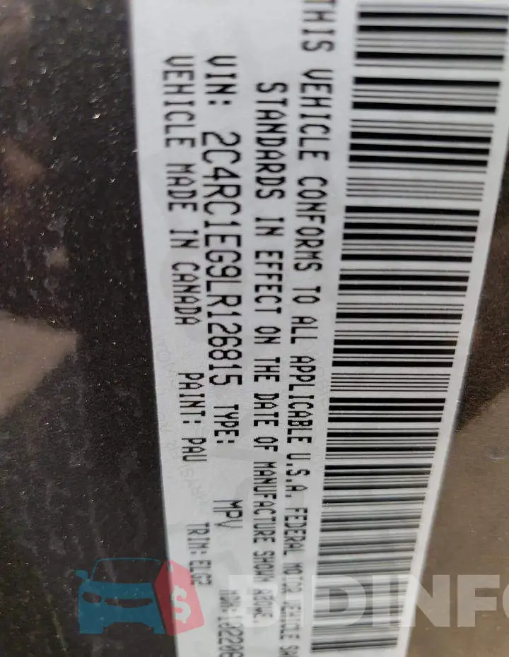 2C4RC1EG9LR126815 Photo# 14