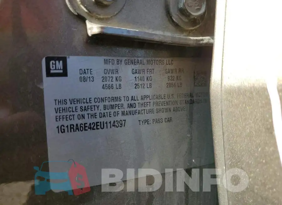 1G1RA6E42EU114397 Photo# 12
