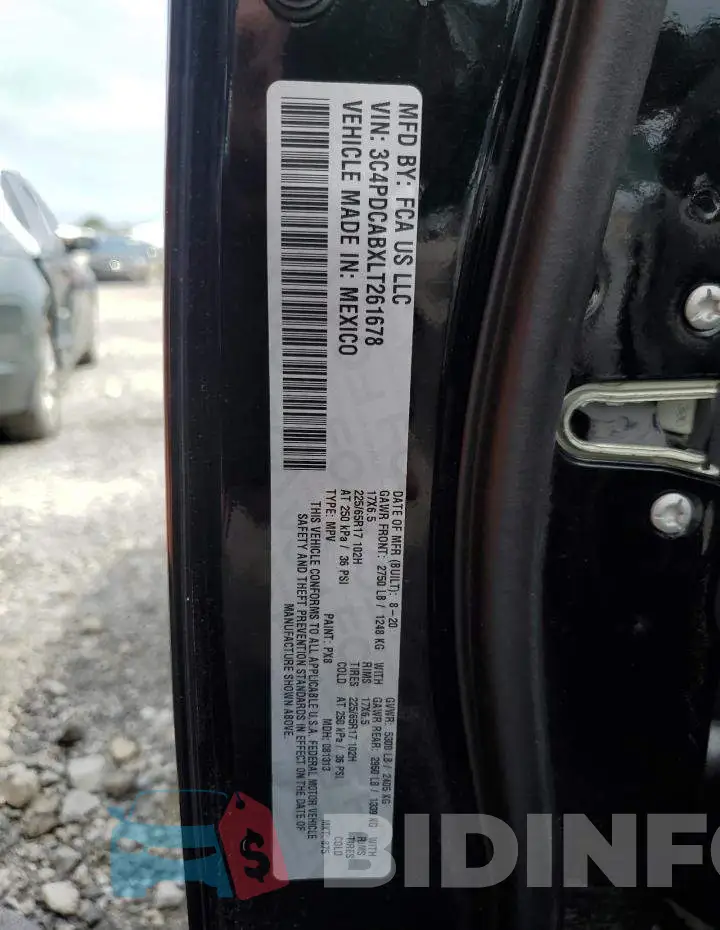 3C4PDCABXLT261678 Photo# 14