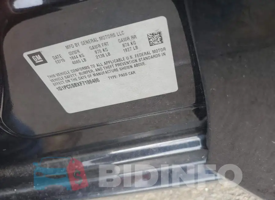 1G1PC5SBXF7188486 Photo# 12