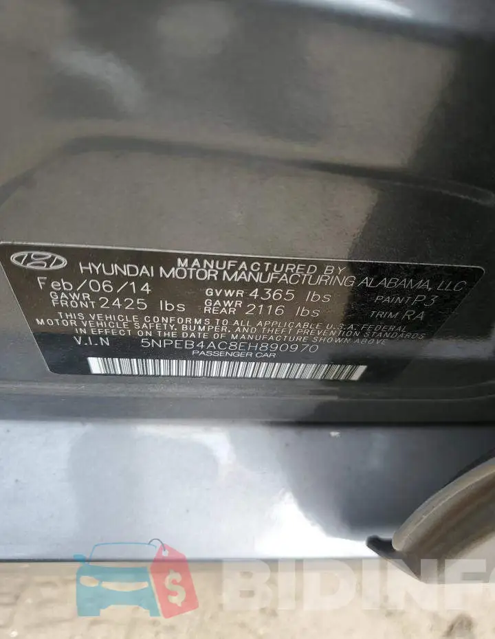5NPEB4AC8EH890970 Photo# 12