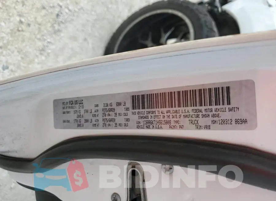 1C6RR6KT1HS615008 Photo# 13