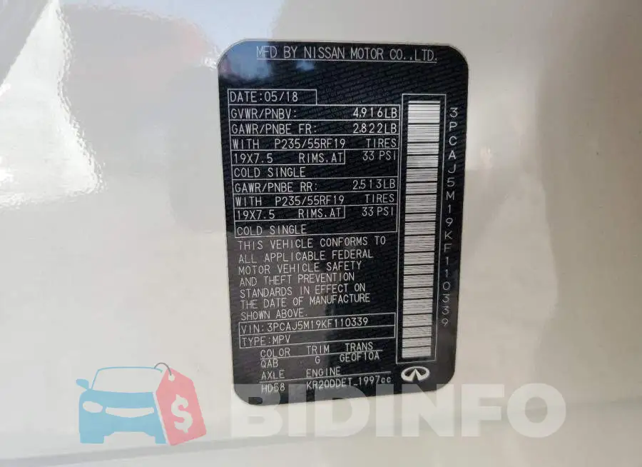 3PCAJ5M19KF110339 Photo# 12