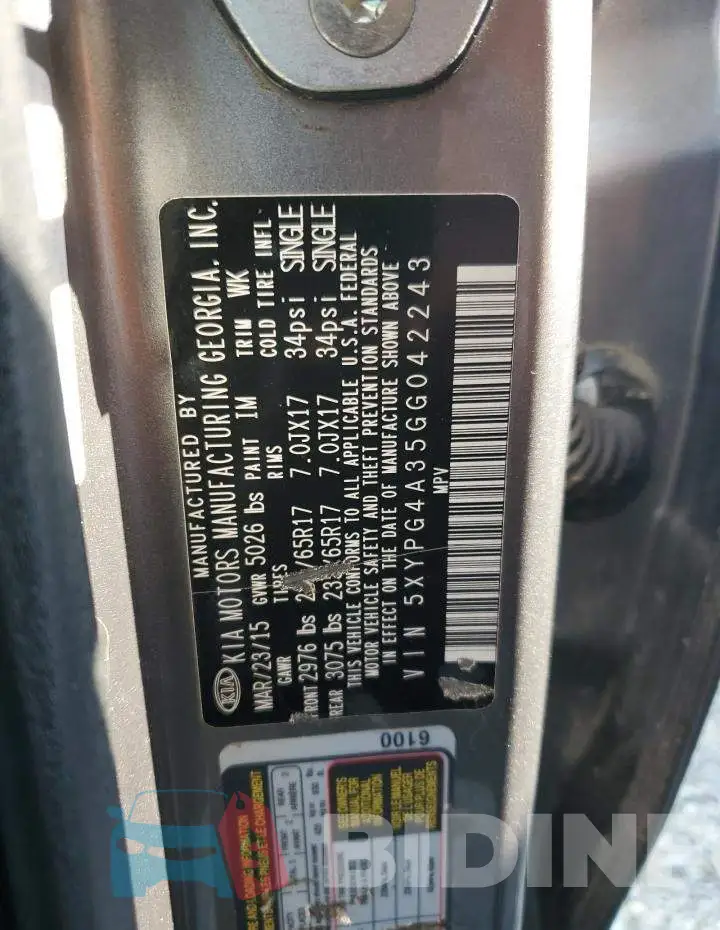 5XYPG4A35GG042243 Photo# 12