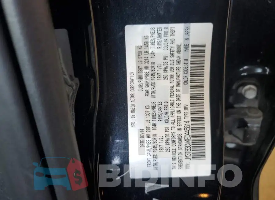 JM3TB3CV4E0446814 Photo# 12