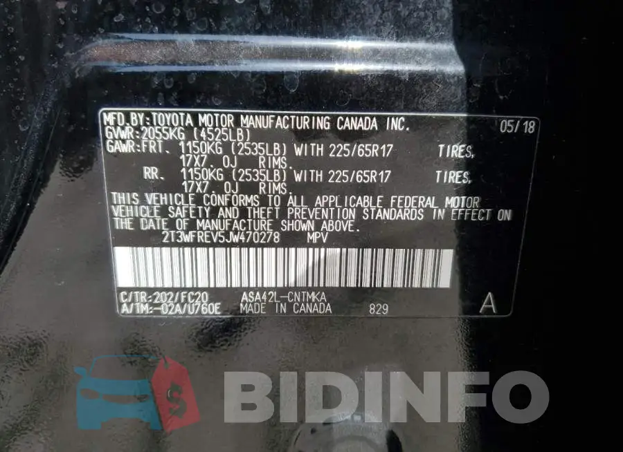 2T3WFREV5JW470278 Photo# 13