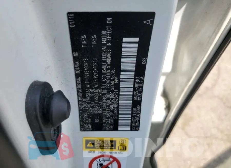 5TDJKRFH8GS254191 Photo# 12