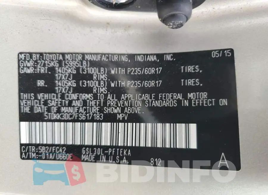5TDKK3DC7FS617183 Photo# 13