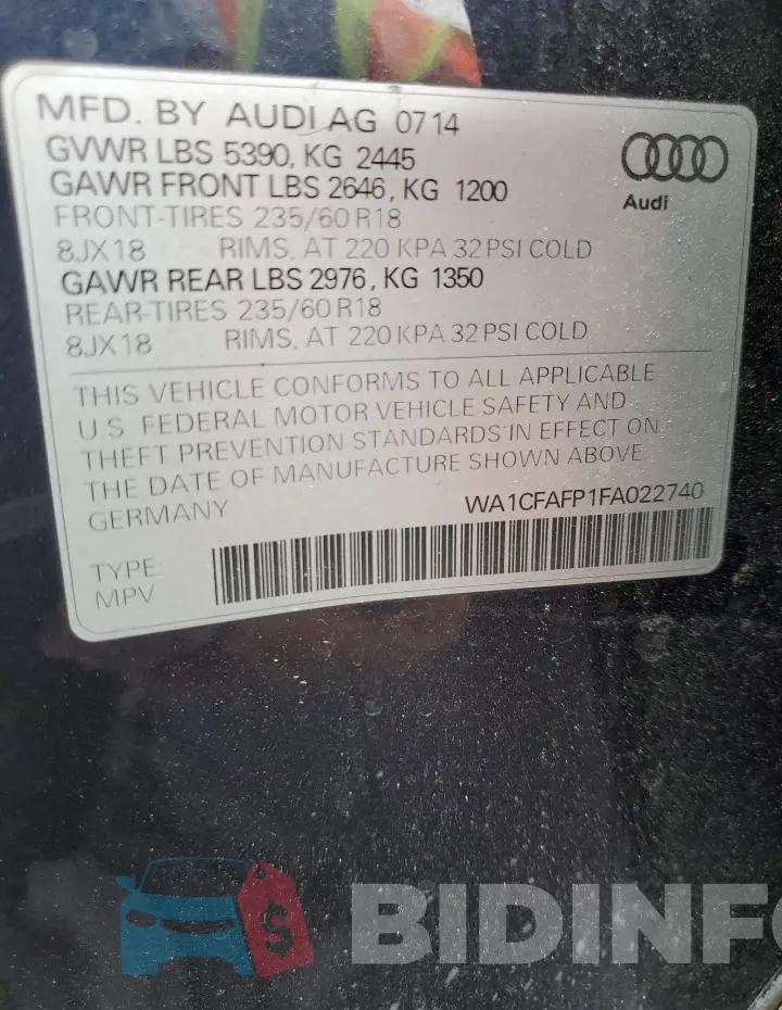 WA1CFAFP1FA022740 Photo# 12