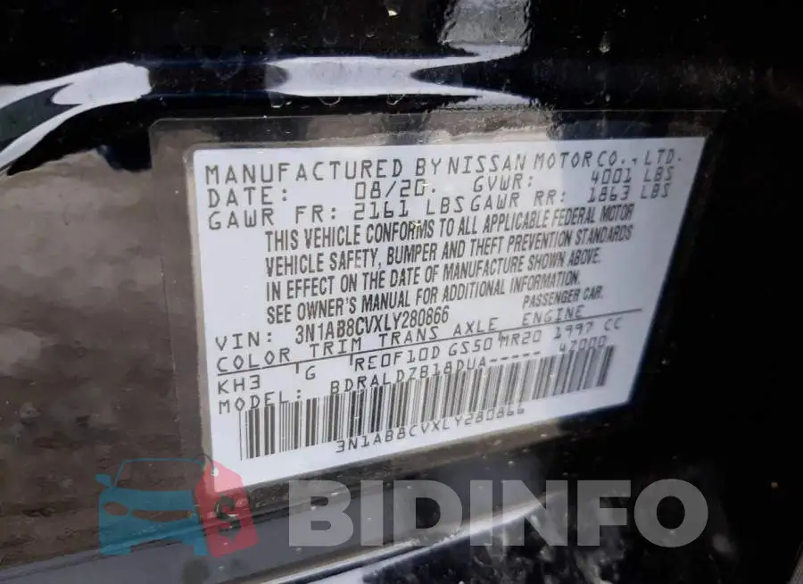 3N1AB8CVXLY280866 Photo# 10