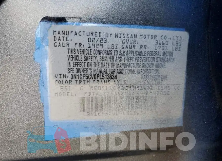 3N1CP5CV0PL513634 Photo# 13
