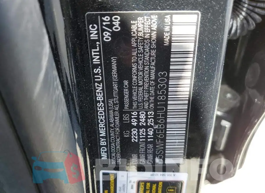 55SWF6EB6HU185303 Photo# 12