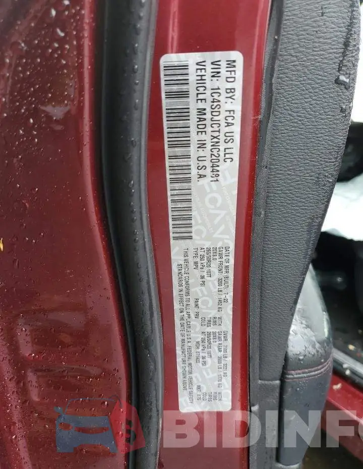 1C4SDJCTXNC204481 Photo# 12