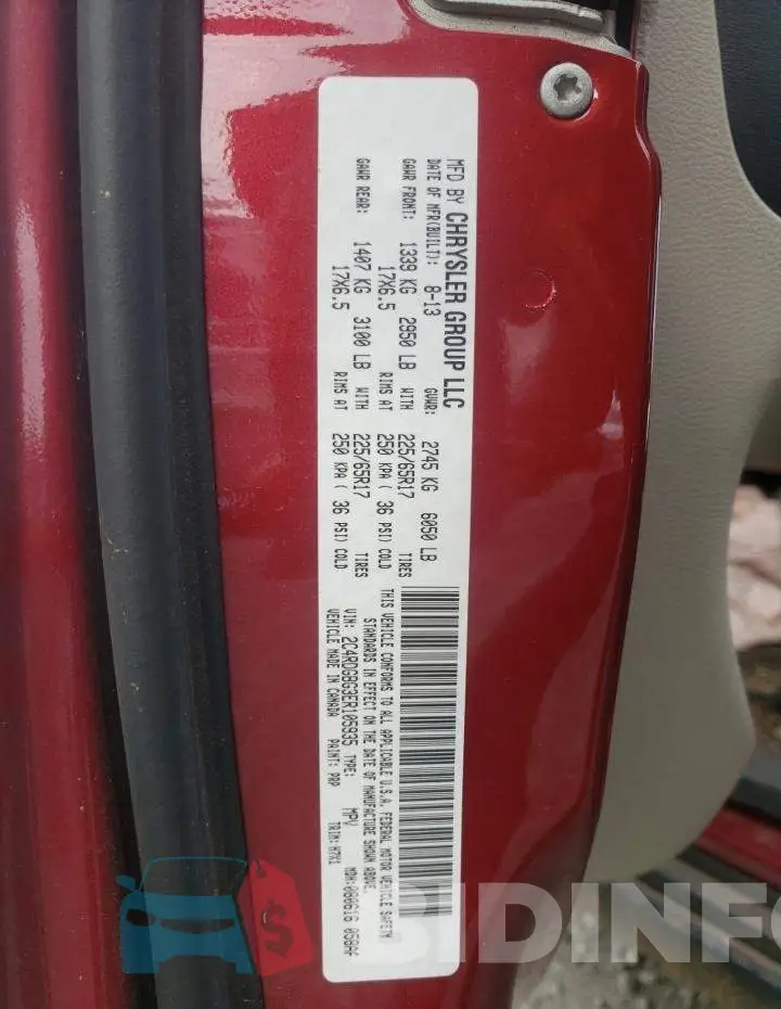 2C4RDGBG3ER105935 Photo# 13