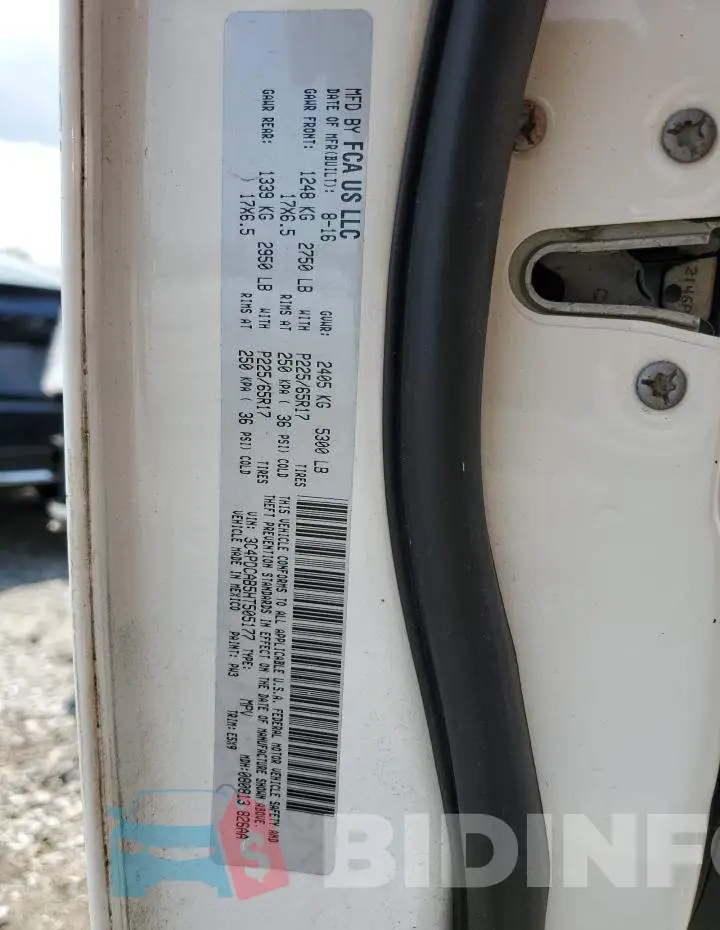 3C4PDCAB5HT505177 Photo# 14