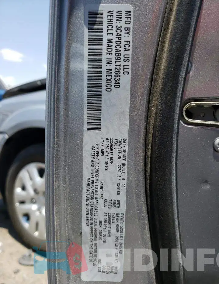 3C4PDCAB9LT266340 Photo# 13
