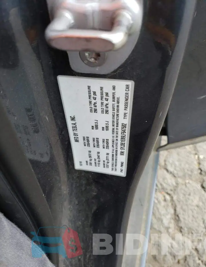 5YJ3E1EB9LF647582 Photo# 12