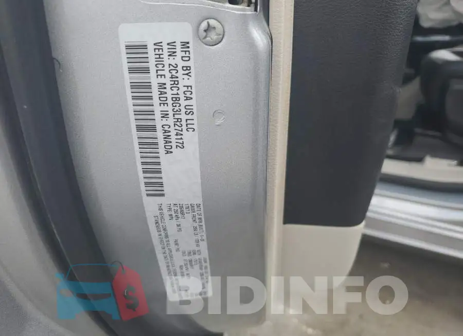 2C4RC1BG3LR274172 Photo# 12