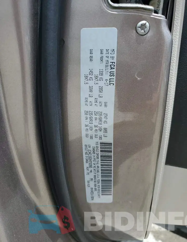 2C4RC1BG9HR762985 Photo# 14