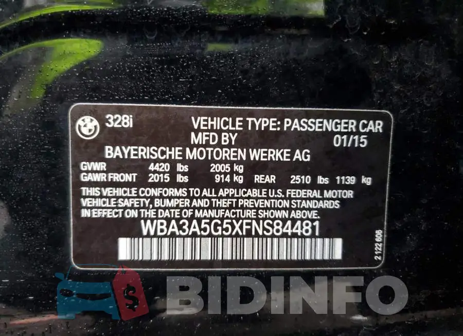 WBA3A5G5XFNS84481 Photo# 12