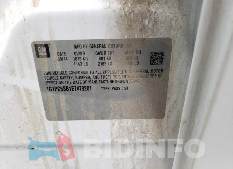 1G1PC5SB1E7479201 Photo# 12
