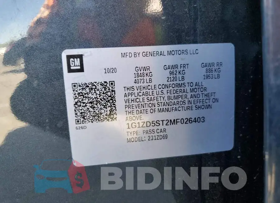 1G1ZD5ST2MF026403 Photo# 13