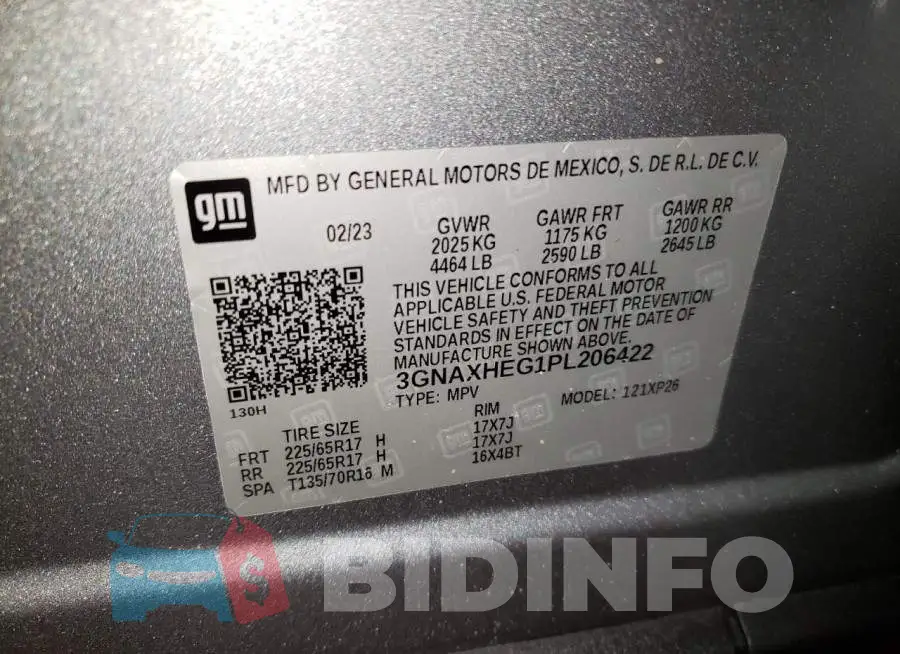 3GNAXHEG1PL206422 Photo# 13