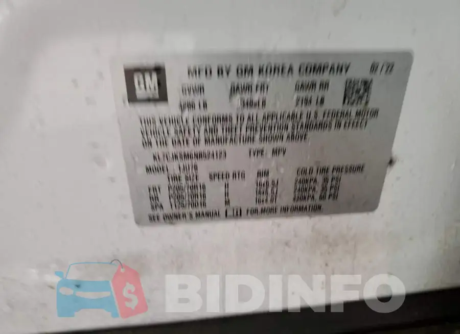 KL7CJKSM6NB524123 Photo# 13