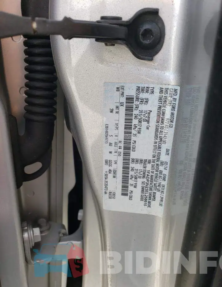 1FADP3N23EL258615 Photo# 12