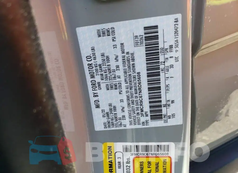 3FMCR9C67NRD65608 Photo# 13