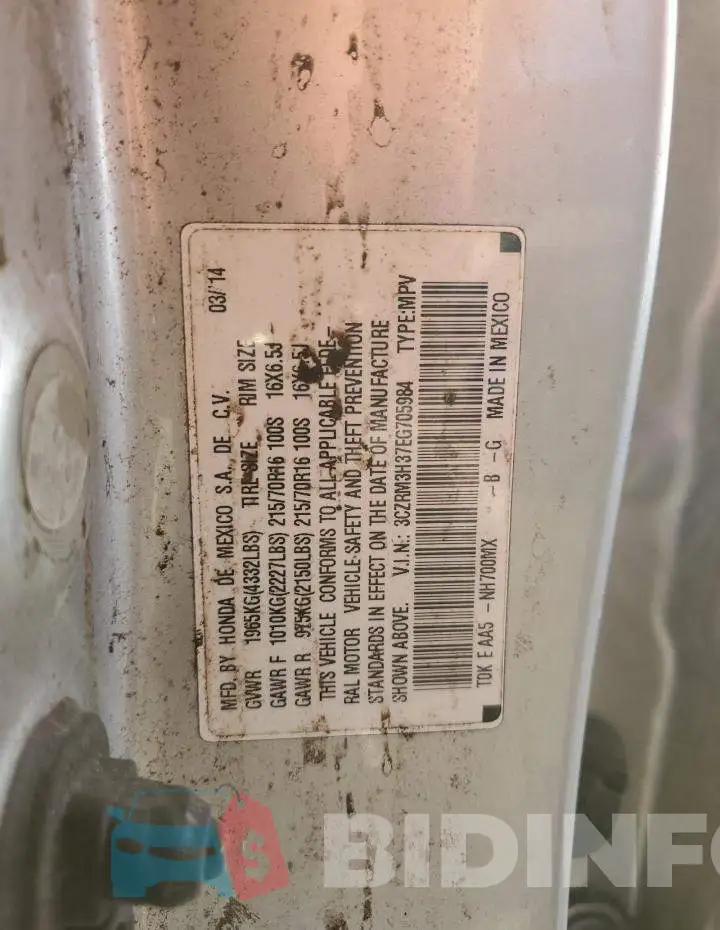 3CZRM3H37EG705984 Photo# 12