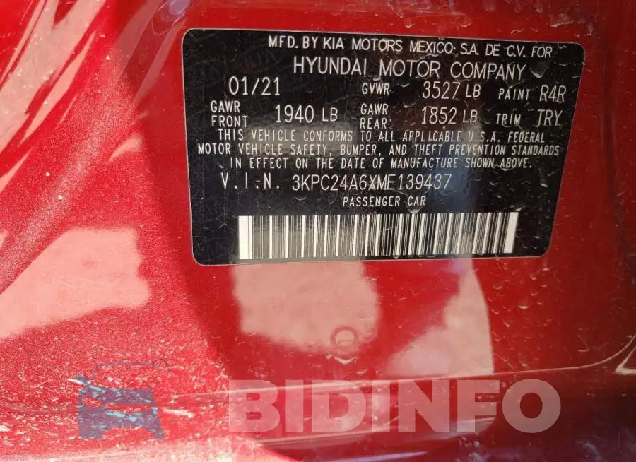 3KPC24A6XME139437 Photo# 12