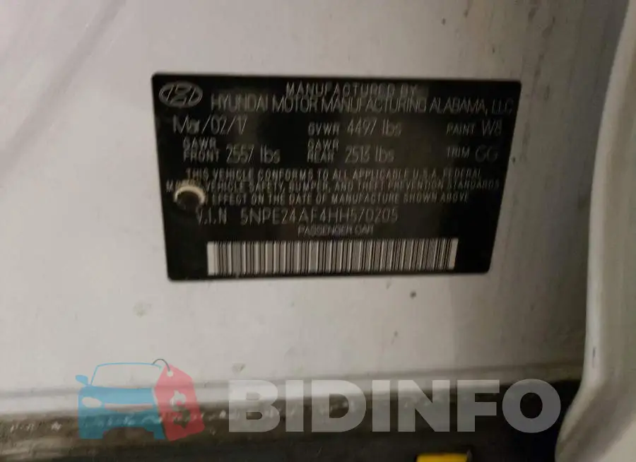 5NPE24AF4HH570205 Photo# 13