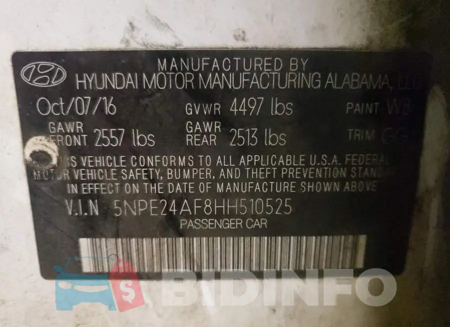 5NPE24AF8HH510525 Photo# 12