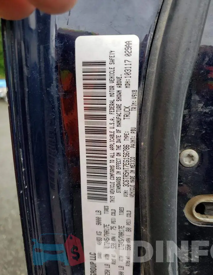 3C6TR5HT7EG156786 Photo# 12
