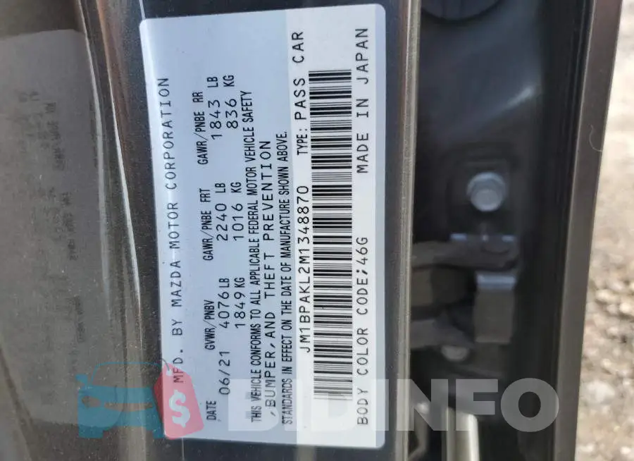 JM1BPAKL2M1348870 Photo# 13