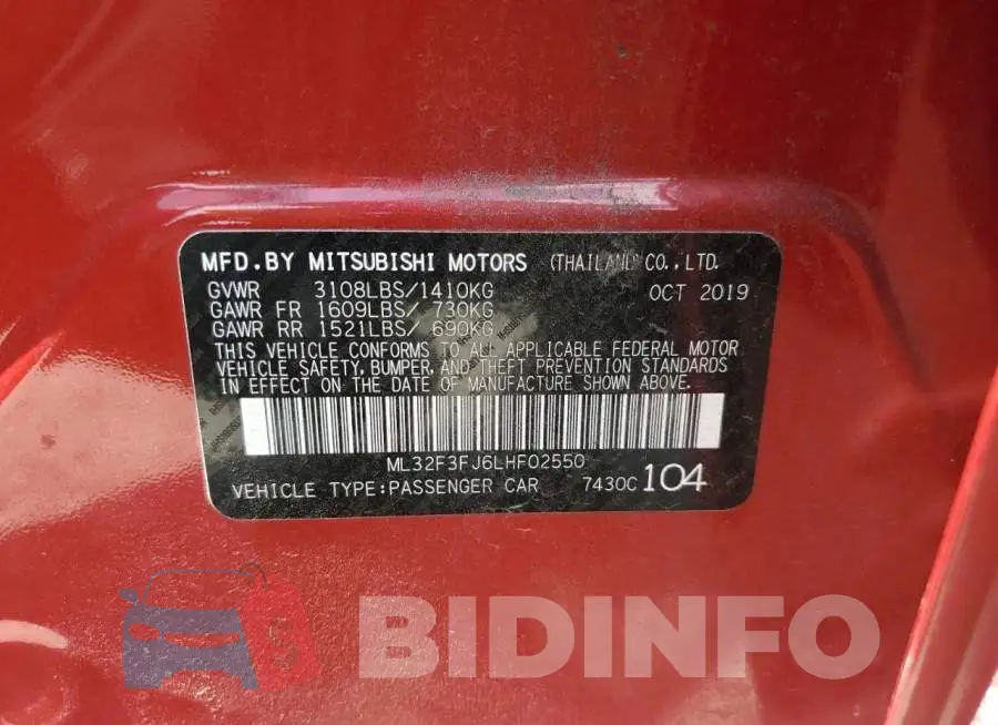 ML32F3FJ6LHF02550 Photo# 12
