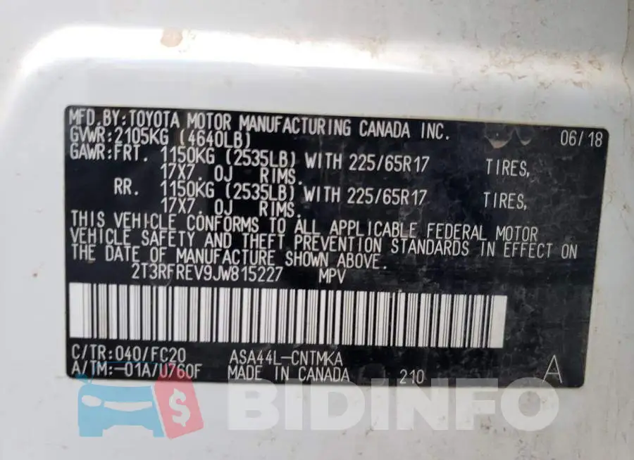 2T3RFREV9JW815227 Photo# 13