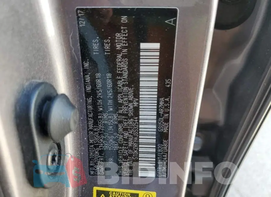 5TDKZRFH4JS532544 Photo# 12