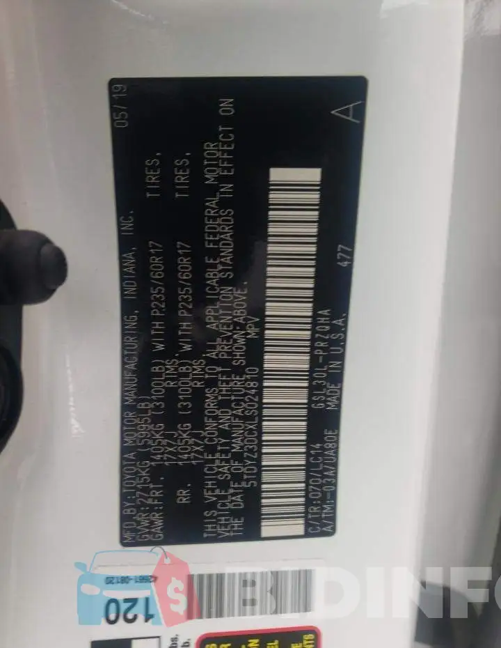 5TDYZ3DCXLS024810 Photo# 13
