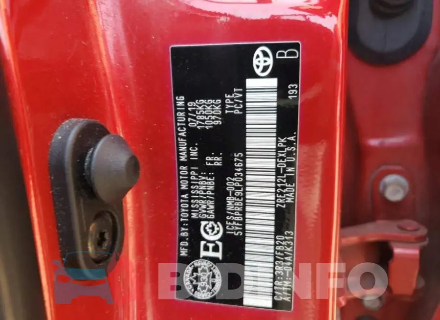 5YFBPRBE9LP034675 Photo# 12