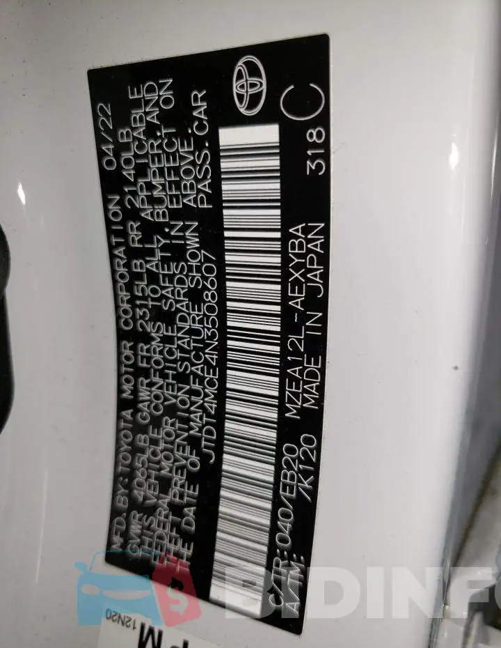 JTDT4MCE4N3508607 Photo# 13