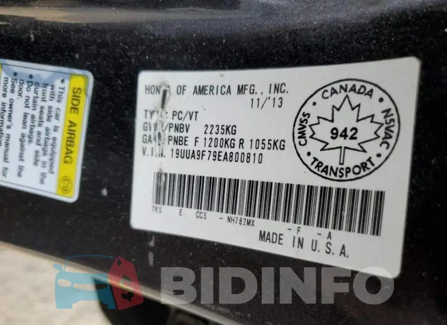 19UUA9F79EA800810 Photo# 13