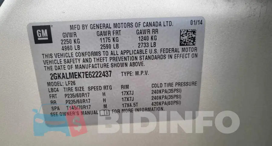2GKALMEK7E6222437 Photo# 10