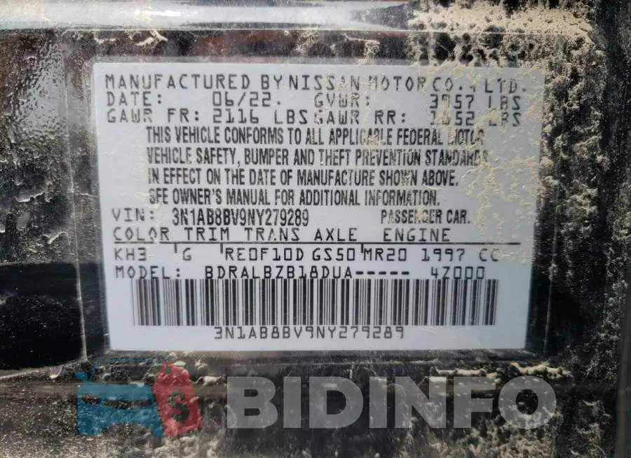 3N1AB8BV9NY279289 Photo# 13