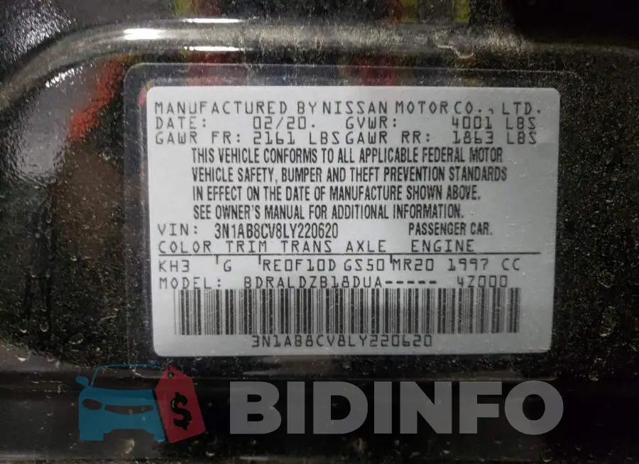 3N1AB8CV8LY220620 Photo# 12