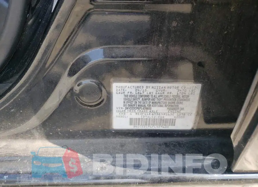 3N1CE2CP6FL429600 Photo# 12