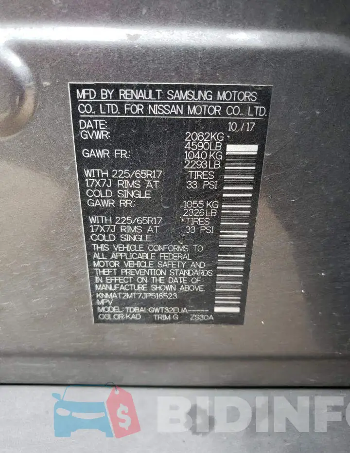 KNMAT2MT7JP516523 Photo# 13
